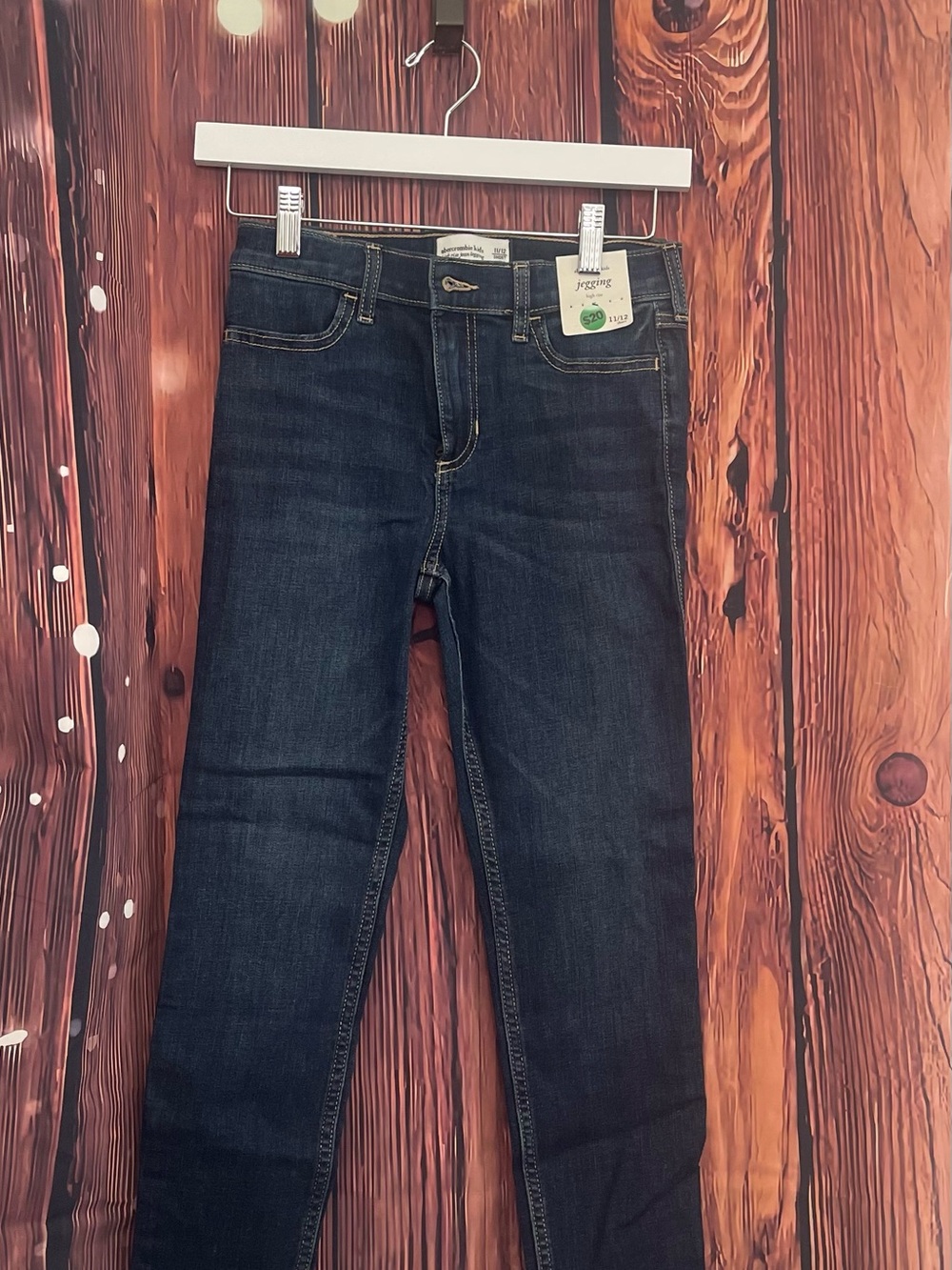 abercrombie kids Dark Blue Stretch Slim Jeans